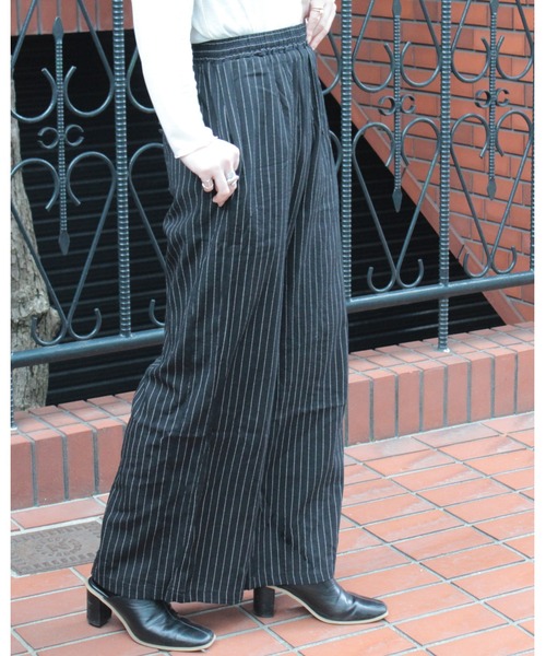 amini tシャツ 半袖 ベスト×パンツ リネンライク セットアップ