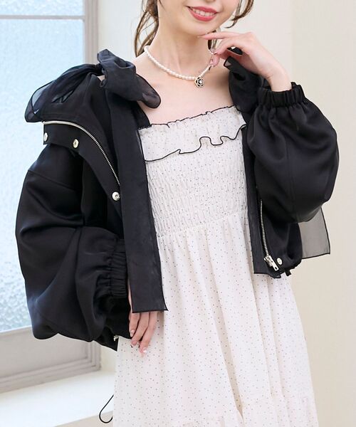 MAJESTIC LEGON（マジェスティックレゴン） ブルゾン アウター サテン