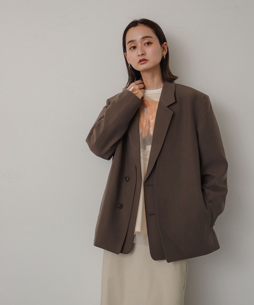 「SENSE OF PLACE by URBAN RESEARCH」 テーラードジャケット ONE グレー レディースの画像