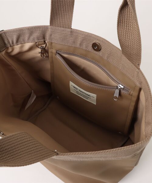 「A by MAGASIN DE MODE」 トートバッグ FREE チャコールグレー レディース_画像4