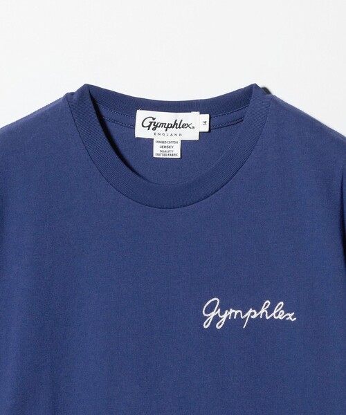 tシャツ 「Gymphlex」ショートスリーブ エンブロイダリー Tシャツ レディースの画像