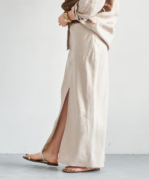 Deuxieme classe stretch twill タイト スカート MUSE de Deuxieme classe（ミューズデドゥーズィエムクラス）の