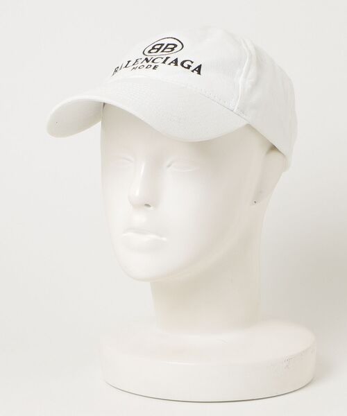 新品級　バレンシアガ　BALENCIAGA キャップ ホワイト BALENCIAGA（バレンシアガ） キャップ L ホワイト メンズ : ZOZOTOWN