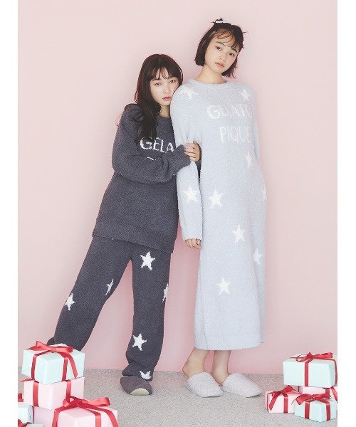 gelato pique（ジェラートピケ） セットアップ ONE SIZE ブルー
