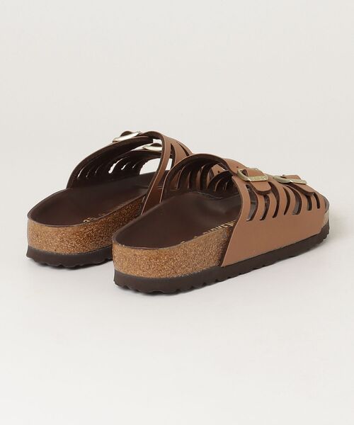 「BIRKENSTOCK」 フラットサンダル 35 ライトブラウン レディース_画像2