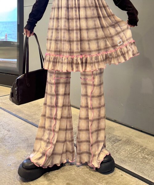 「HELLO.SANFRANCISCO」 イージーパンツ SMALL ブルー レディース_画像5