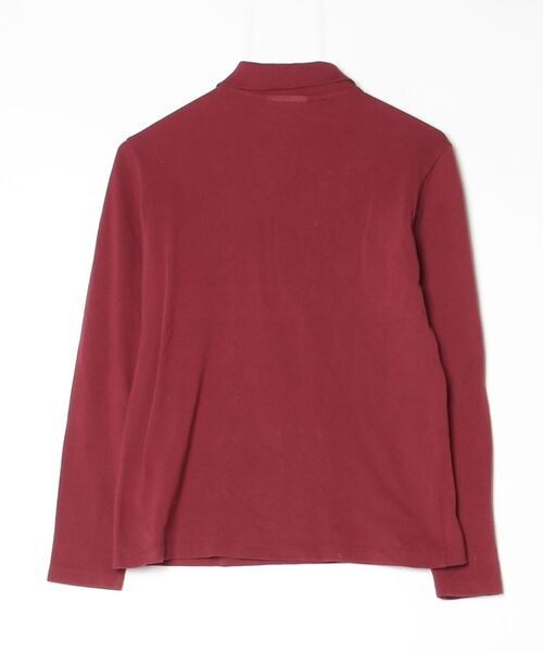 「LACOSTE」 長袖ポロシャツ 38 レッド レディース_画像2