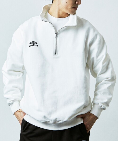 umbro（アンブロ） スウェットカットソー LARGE ホワイト メンズ