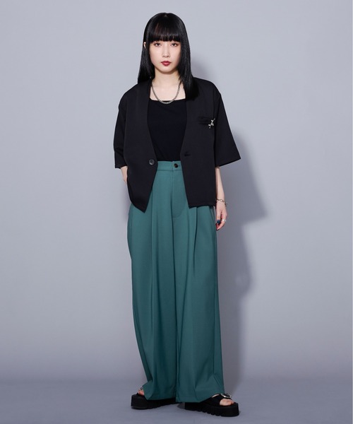 「Ellno Loset」 ジャケット MEDIUM ネイビー メンズ_画像7