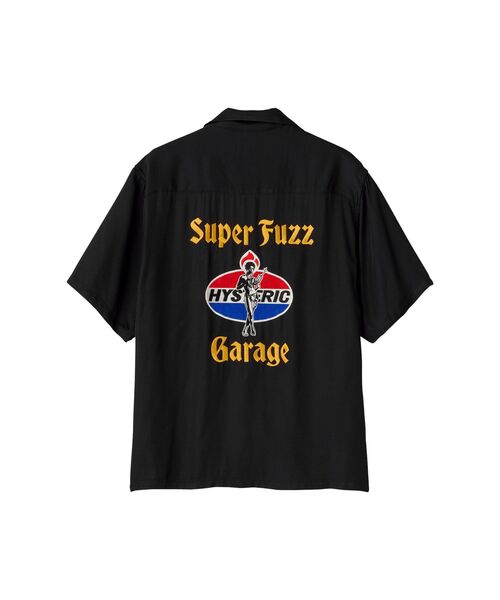 シャツ SUPER FUZZ GARAGE刺繍 ボウリングシャツ メンズの画像