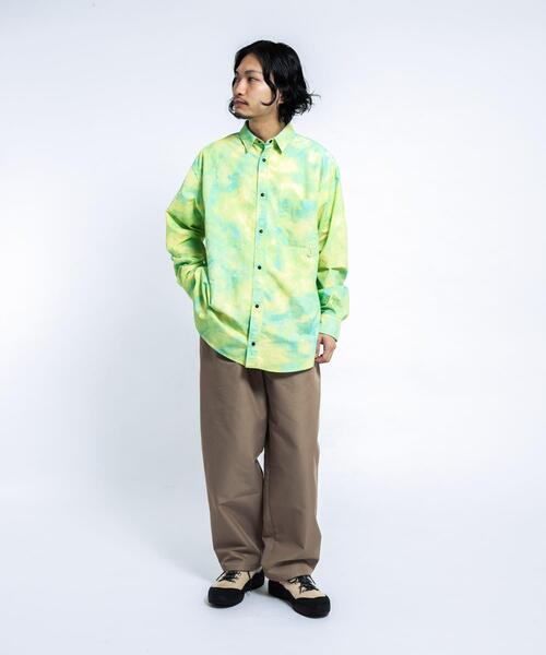 「EKAL」 長袖シャツ X-LARGE グレー メンズ_画像6
