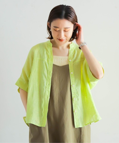 「NOMBRE IMPAIR」 半袖シャツ FREE ピンク レディース_画像2