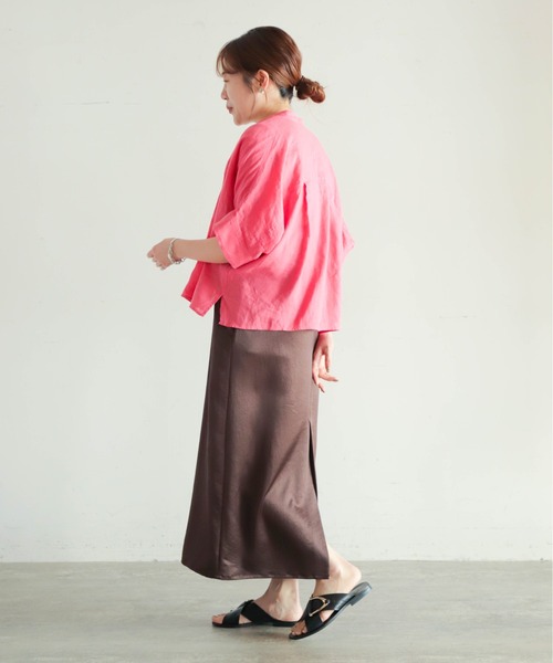 「NOMBRE IMPAIR」 半袖シャツ FREE ピンク レディース_画像7