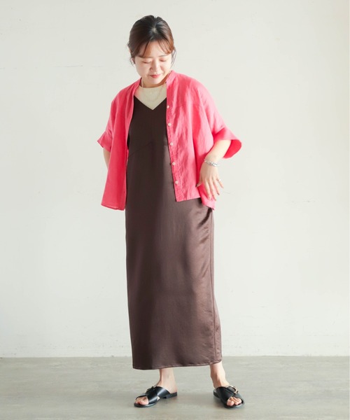 「NOMBRE IMPAIR」 半袖シャツ FREE ピンク レディース_画像9