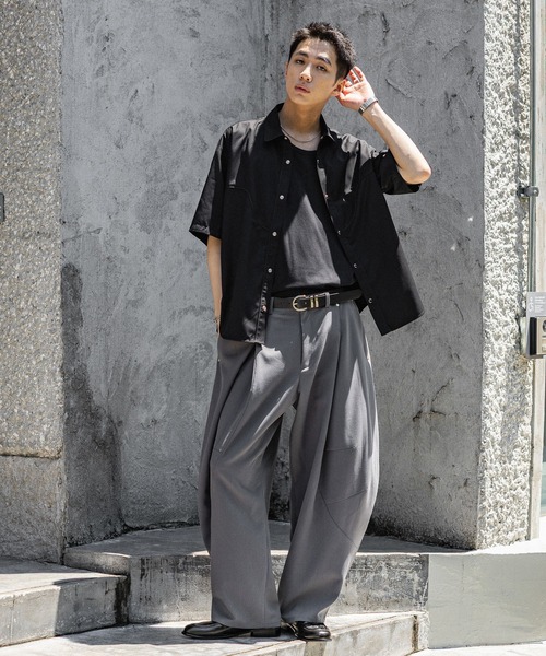 RAGEBLUE（レイジブルー） ワイドパンツ スラックス DESIGN SEAM WIDE
