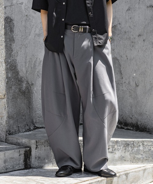 RAGEBLUE（レイジブルー） ワイドパンツ スラックス DESIGN SEAM WIDE