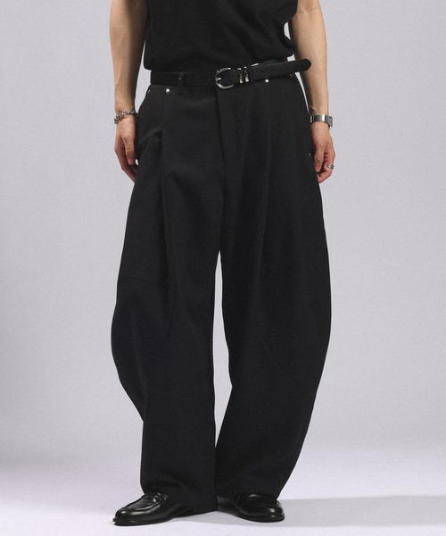 RAGEBLUE（レイジブルー） ワイドパンツ スラックス DESIGN SEAM WIDE