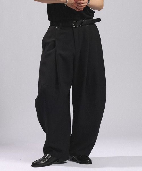 RAGEBLUE（レイジブルー） ワイドパンツ スラックス DESIGN SEAM WIDE