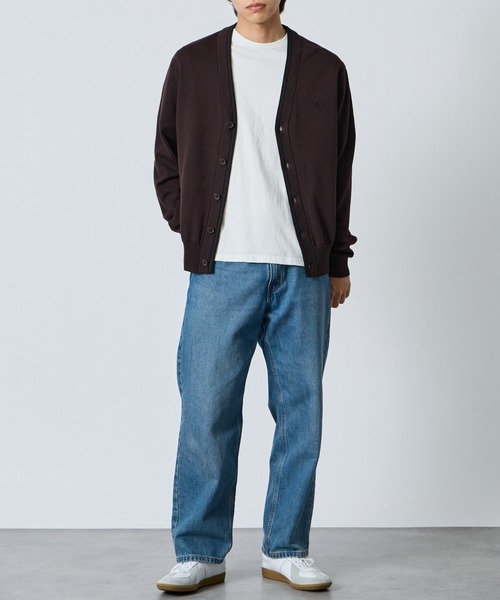 FRED PERRY（フレッドペリー） カーディガン Vネック クラシックニット