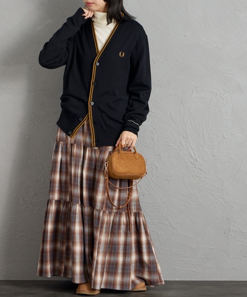 FRED PERRY（フレッドペリー） カーディガン Vネック クラシックニット