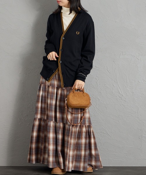 FRED PERRY（フレッドペリー） カーディガン Vネック クラシックニット