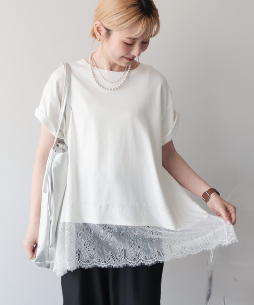 AMERICAN HOLIC（アメリカンホリック） tシャツ 半袖 「接触冷感」裾
