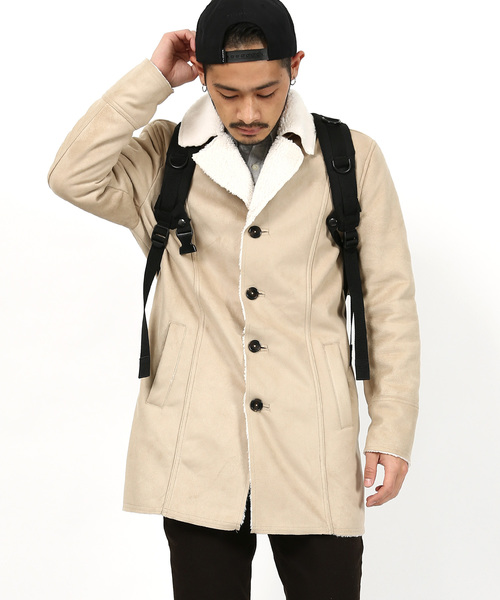 Rocky Monroe コート ムートンコート フェイクムートンランチ