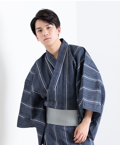 ❤ご予約専用　4806.浴衣　反物から切り売り　1反に変更　他 KYOETSU 浴衣 しじら浴衣4点セット メンズ : ZOZOTOWN Yahoo!店