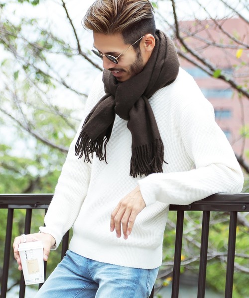 マフラー チェック柄 無地 大判 マフラー メンズ レディース ストール Zozotown 通販 Paypayモール