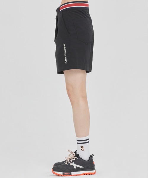 【ROMANTIC CROWN】24SS★バンディングプリーツショーツ2色 ROMANTIC CROWN】24SS☆バンディングプリーツショーツ2色