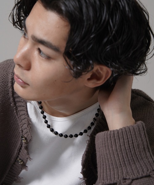 ユニセックス パールネックレス unisex amp japan ネックレス 「ユニセックス」ピュア パール メンズ