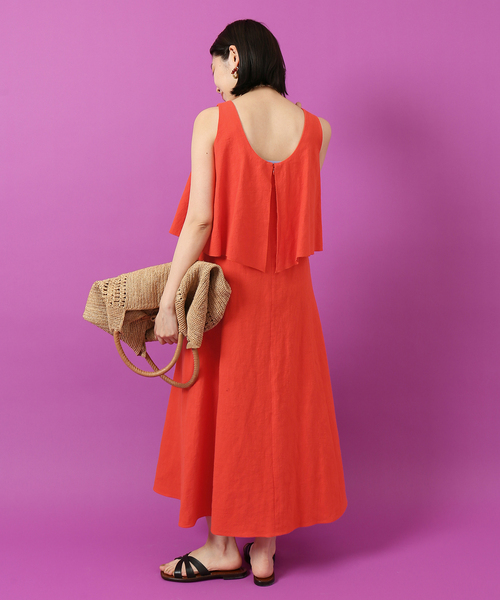 専用 iena la boucle ラッフルヘムチュニックキャミワンピース iena la boucle ラッフルヘムチュニックキャミワンピース