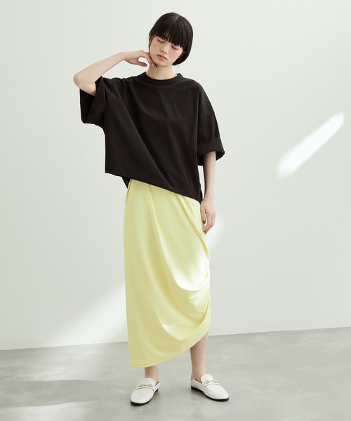 ADAM ET ROPE'　　【サステナブル】グラフィックスカート 楽天市場】【SALE／80%OFF】【サステナブル】グラフィック裏毛