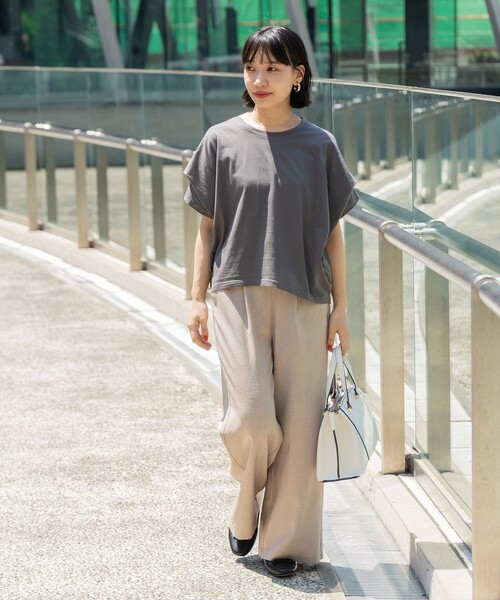 BEAMS HEART（ビームス ハート） ワイドパンツ パンツ リネンライク