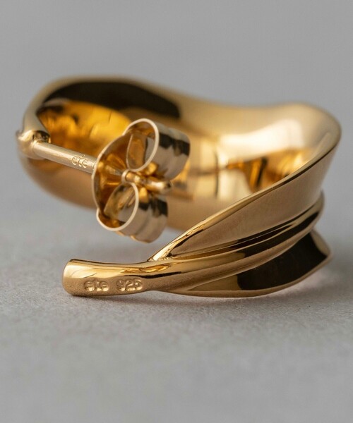 ete リーフ フープピアス ete ピアス リーフ フープピアス レディース : ZOZOTOWN Yahoo