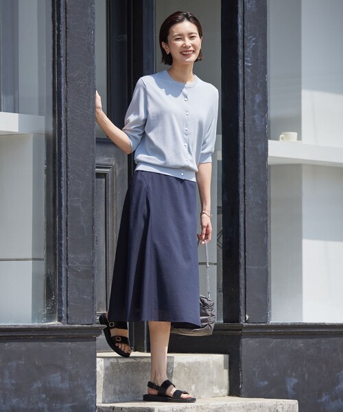 J.PRESS スカート 「洗える」カールマイヤーシアー シャドー