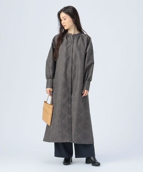 BEAMS HEART（ビームス ハート） ワンピース 総刺繍 オーバー シャツ