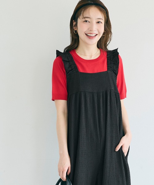 coca（コカ） オールインワン ＼再入荷／シボシャーリングフリル