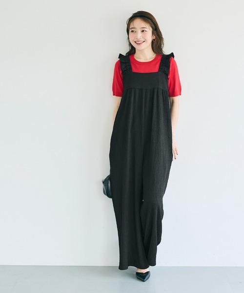 coca（コカ） オールインワン ＼再入荷／シボシャーリングフリル