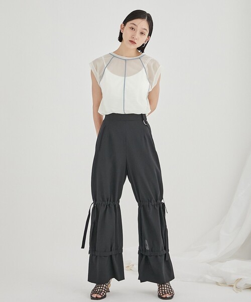 【新品タグ付き】PUBLIC TOKYO スロープシャーリングパンツ 新品タグ付き】PUBLIC TOKYO スロープシャーリングパンツ