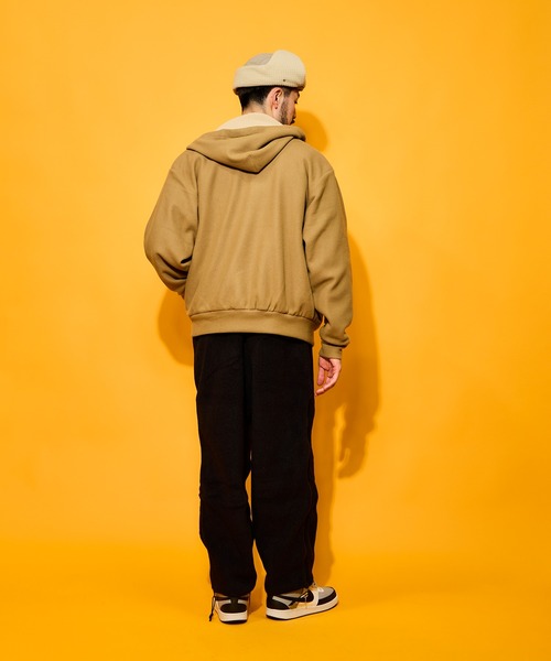 BURLAP OUTFITTER パーカー GRID FLEECE LINED F/Z PARKA