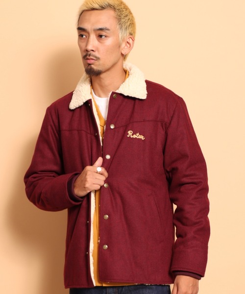 ROTAR ブルゾン アウター Light Melton Boa Ranch Jacket ライト  