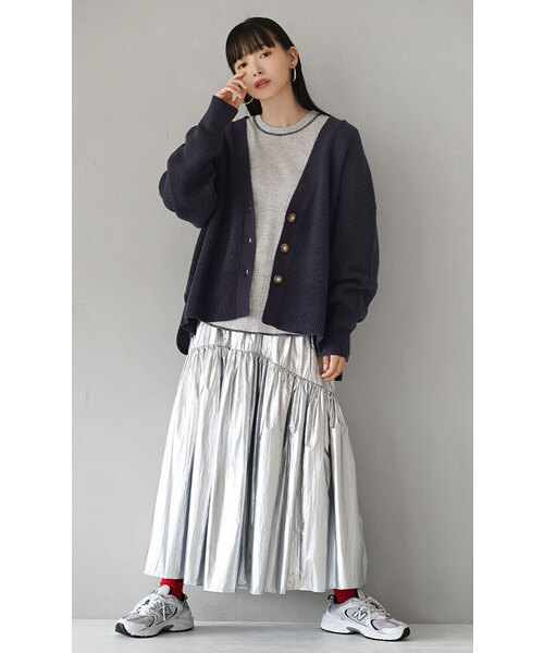 MIMIMEMETE（ミミメメット） カーディガン リブ編み ボックス