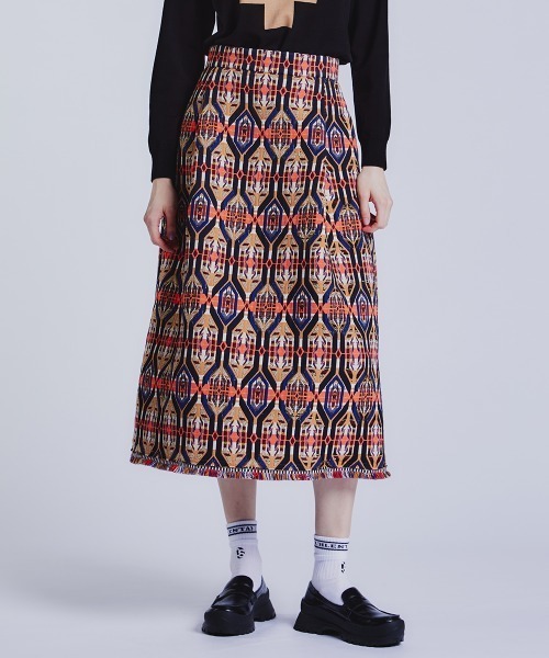 ダブルスタンダードクロージング　ジャガードスカート38 DOUBLE STANDARD CLOTHING（ダブルスタンダードクロージング