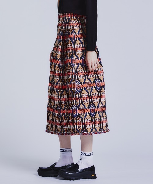 DOUBLE STANDARD CLOTHING ジャガードスカート DOUBLE STANDARD CLOTHING スカート 幾何学ジャガードフレア