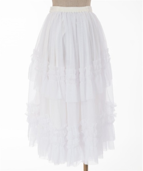 Fickle Bebe スカート フリルチュールスカート : ZOZOTOWN Yahoo