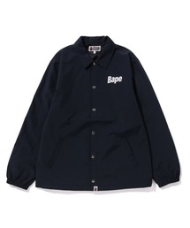A Bathing Ape ナイロンジャケット(コーチジャケット) M グリーン A BATHING APE ナイロンジャケット BAPE LOGO COACH JACKET M