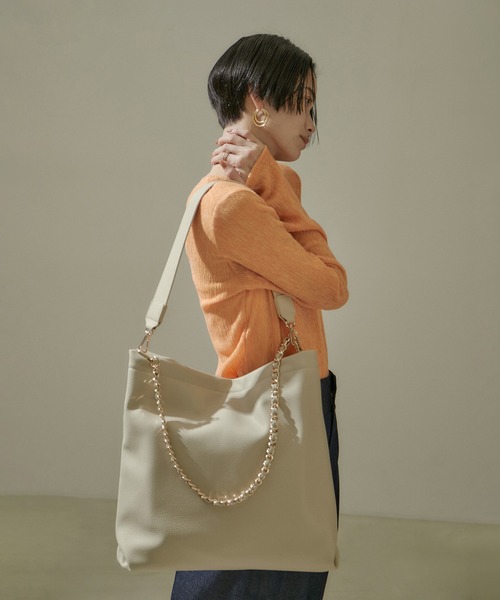 SALON adam et rope' トートバッグ 「追加」2WAYショルダー付き