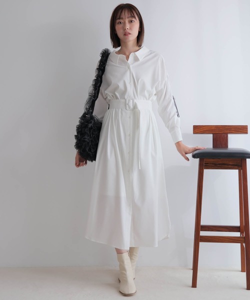 LADYMADE（レディメイド） シャツワンピース ターンバックロングシャツ