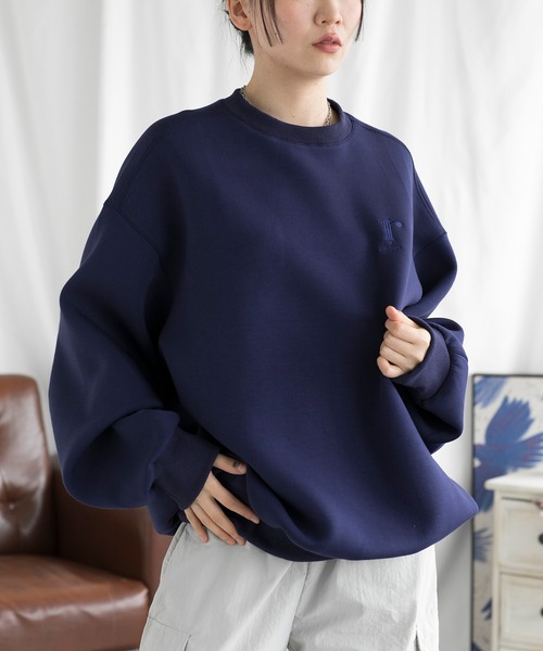 aimoha（アイモハ） トレーナー スウェット 英文字刺繍ビッグ